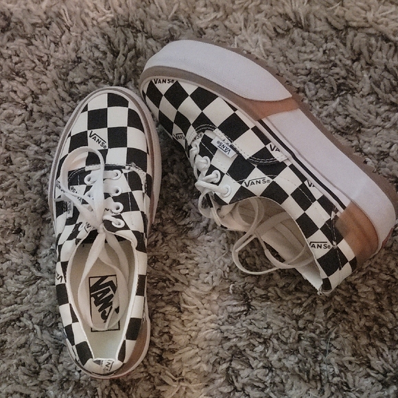 Vans Shoes - Vans Black and White Checkered Shoes